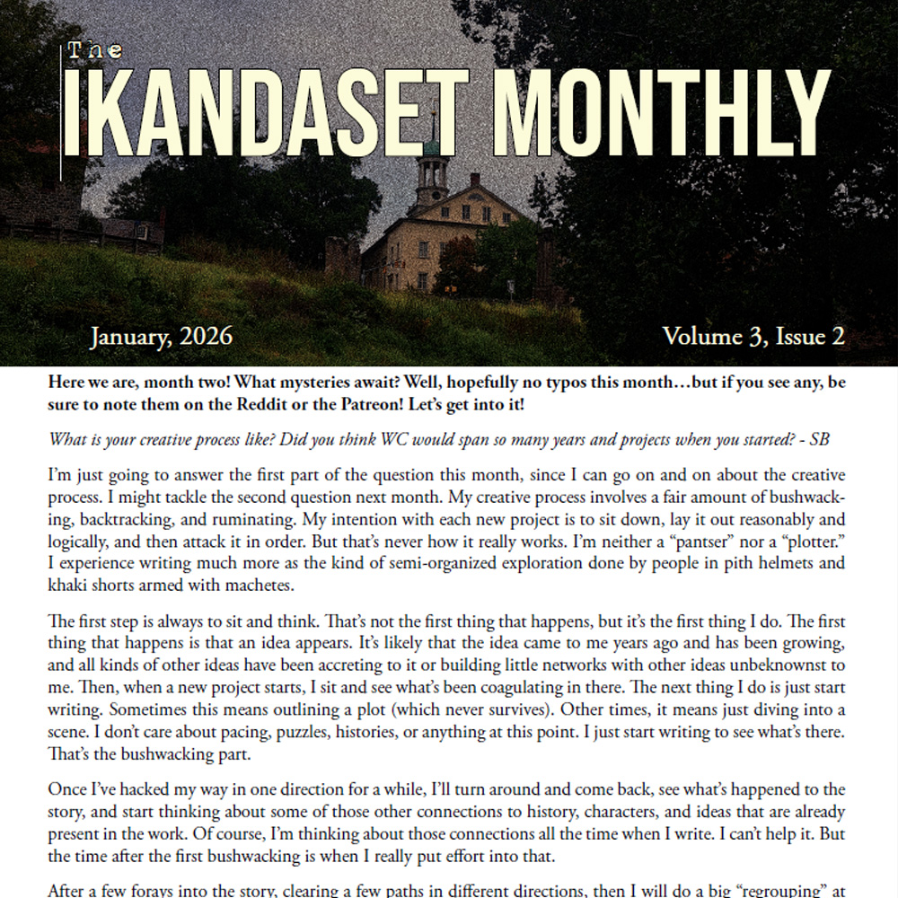 An image of the front page of the January 2026 newsletter